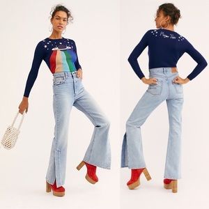 Levi’s Premium Ribcage Split Flare Women’s Jeans